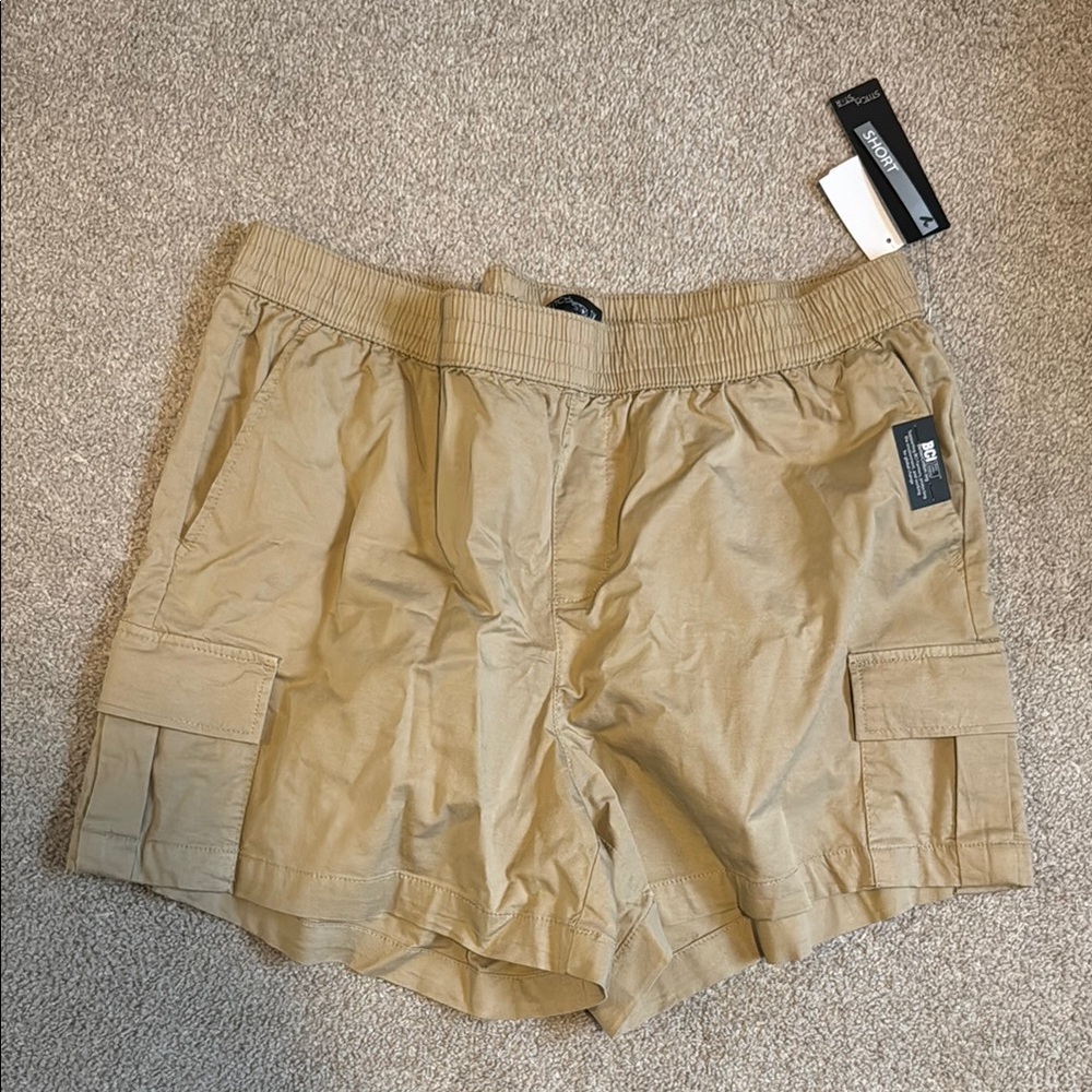Stitch Star Tan Pull-On Shorts